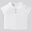 Paz Rodriguez - Baby Unisex Woven Shirt Merlo, White Image 1