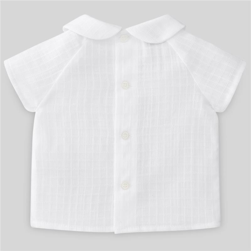 Paz Rodriguez - Baby Unisex Woven Shirt Merlo, White Image 2