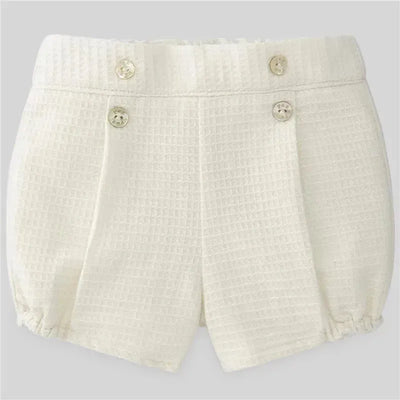 Paz Rodriguez - Baby Unisex Woven Short Neboa, Cream Image 1