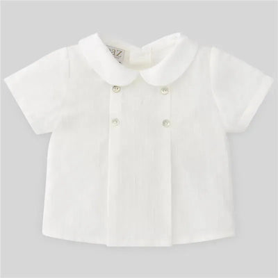 Paz Rodriguez - Baby Woven Blouse Neboa, Cream Image 1