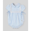 Paz Rodriguez Baby Woven Newborn Shortsleeved Romper Fogar, Light Blue Image 1