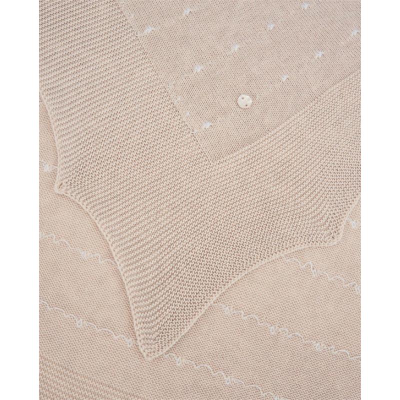 Paz Rodriguez Blanket Nectar Linen/White Image 2