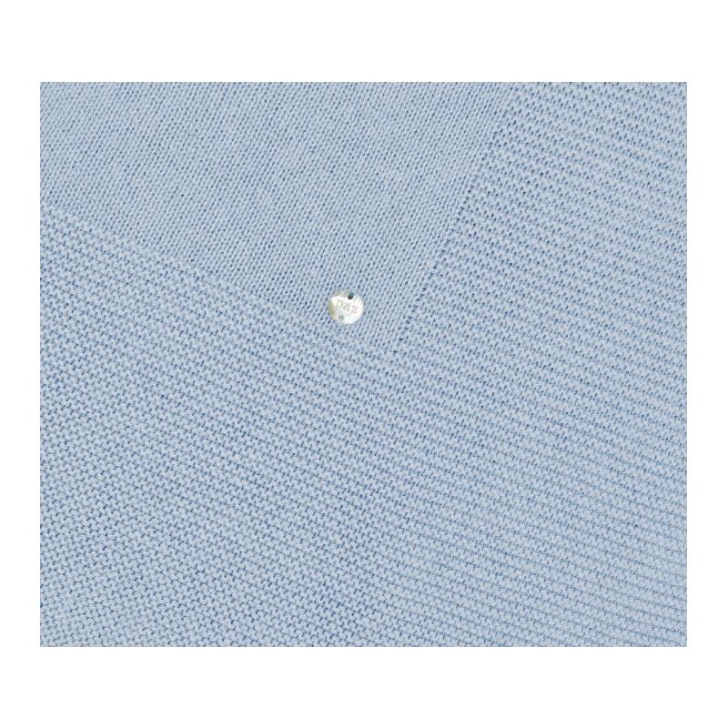 Paz Rodriguez - Knit Newborn Blanket Esencial, Dutch Blue Image 2