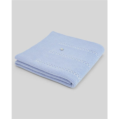 Paz Rodriguez Knit Newborn Blanket Fogar Light Pink/Cream, One Size Image 1