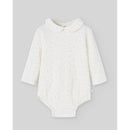 Paz Rodriguez - Knit Newborn Body Deva, Cream/Powder Blue Image 1