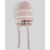 Paz Rodriguez Knit Newborn Bonnet Nai, Light Pink/Cream Image 1