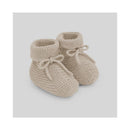 Paz Rodriguez - Knit Newborn Booties Esencial Sand Image 1