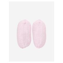 Paz Rodriguez Knit Newborn Booties Esencial, Sapphire Blue Image 2