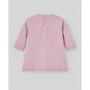 Paz Rodriguez - Knit Newborn Dress Pascua, Powder Pink/Light Brown Image 2