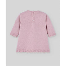 Paz Rodriguez - Knit Newborn Dress Pascua, Powder Pink/Light Brown Image 2