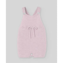 Paz Rodriguez - Knit Newborn Dungaree Erizos Mauve Image 1