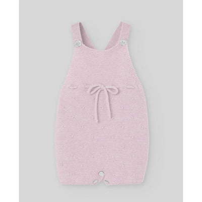 Paz Rodriguez - Knit Newborn Dungaree Erizos Mauve Image 1