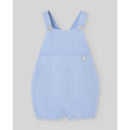 Paz Rodriguez Knit Newborn Dungaree Fogar, Light Blue Image 1