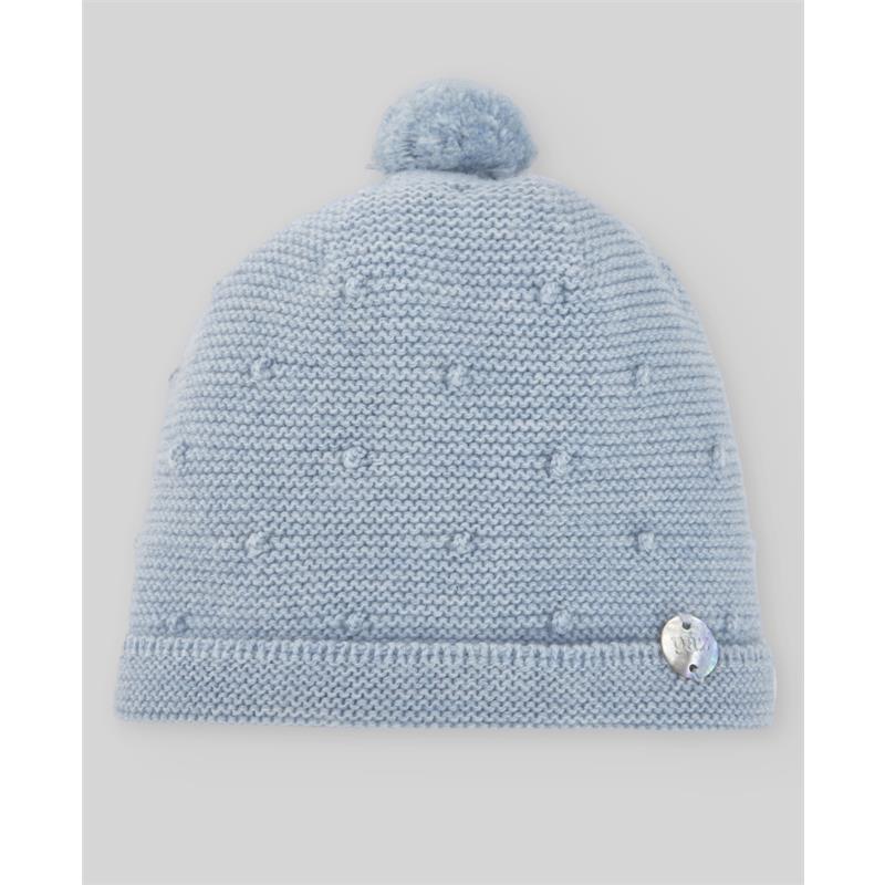 Paz Rodriguez - Knit Newborn Hat Erizos Chalk Blue Image 1