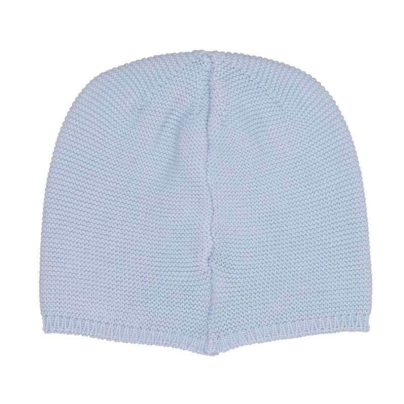 Paz Rodriguez Knit Newborn Hat Esencial, Breeze Blue Image 2