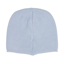 Paz Rodriguez Knit Newborn Hat Esencial, Breeze Blue Image 2