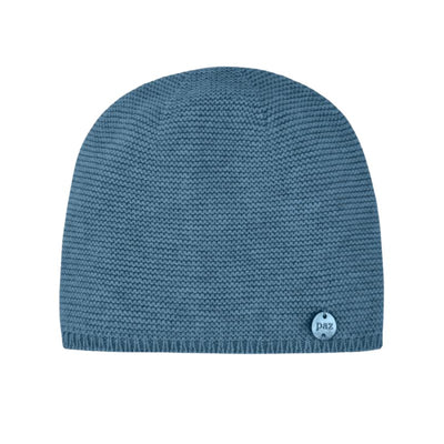 Paz Rodriguez knit newborn hat in Dutch Blue