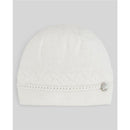 Paz Rodriguez Knit Newborn Hat Paz Oi, Light Blue/Cream Image 1