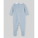 Paz Rodriguez - Knit Newborn Romper Erizos Chalk Blue Image 2