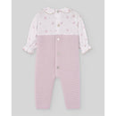 Paz Rodriguez - Knit Newborn Romper Erizos Mauve Image 2