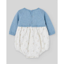 Paz Rodriguez - Knit Newborn Romper Koala Dutch Blue Image 2