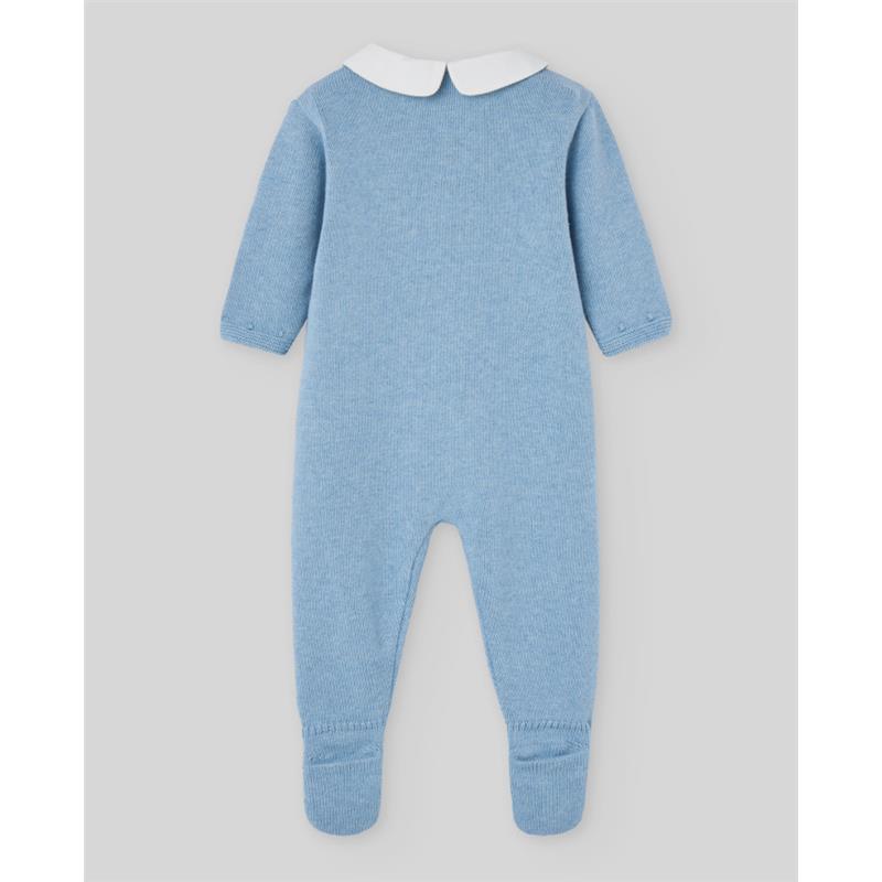 Paz Rodriguez - Knit Newborn Romper Koala Dutch Blue Image 2