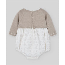 Paz Rodriguez - Knit Newborn Romper Pony Ligth Brown Image 2