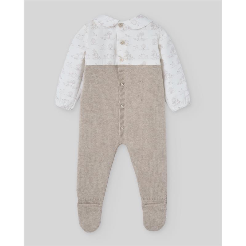 Paz Rodriguez - Knit Newborn Romper Pony, Ligth Brown Image 2