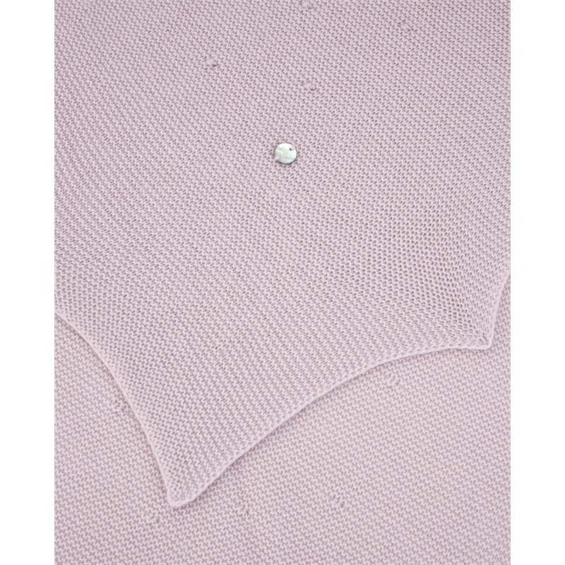 Paz Rodriguez - Knit Newborn Shawl Erizos Mauve Image 2