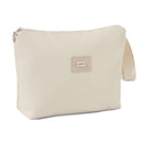 Paz Rodriguez Neceser Woven Faux Leather Momo Polipiel (30X8x22h), Cream Image 1