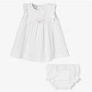 Paz Rodriguez Set Dress & Bloomer Alaia, White Image 1