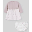 Paz Rodriguez - Set Knit Newborn Dress + Bloomers Erizos Mauve Image 1