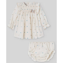 Paz Rodriguez - Set Woven Newborn Dress + Bloomers Koala, Dutch Blue Image 1