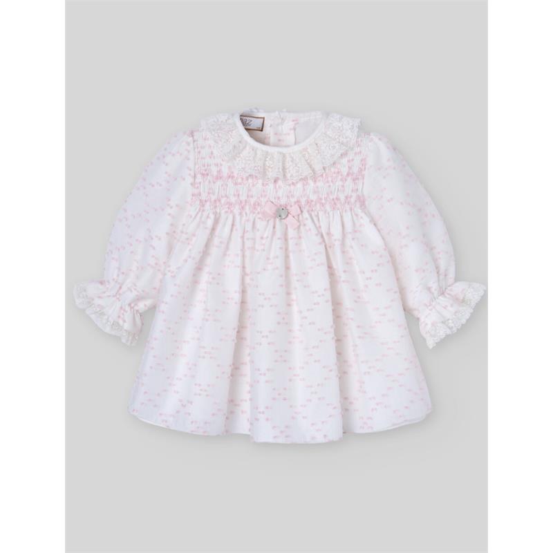 Paz Rodriguez Set Woven Newborn Dress + Bloomers Nai, Light Pink Image 2