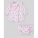 Paz Rodriguez - Set Woven Newborn Dress + Bloomers Pascua, Powder Light Pink Image 1