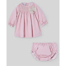 Paz Rodriguez - Set Woven Newborn Dress + Bloomers Pascua, Powder Pink Image 1