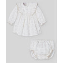 Paz Rodriguez - Set Woven Newborn Dress + Bloomers Pony, Light Brown Image 1