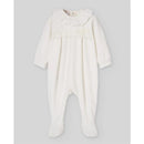Paz Rodriguez Take Me Home Knit Newborn Romper Ternura Oi, Cream Image 1