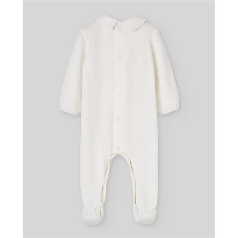 Paz Rodriguez Take Me Home Knit Newborn Romper Ternura Oi, Cream Image 2