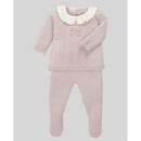 Paz Rodriguez - Take Me Home Set Knit Newborn Sweater + Leggings Erizos, Mauve Image 1