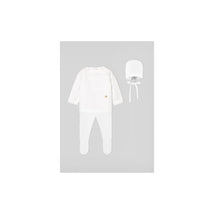 Paz Rodriguez - Take Me Home Set Knit Newborn Sweater + Leggings + Hat Regalo, White Image 1