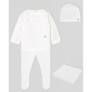 Paz Rodriguez - Take Me Home Set Knit Newborn Sweater + Leggings + Hat + Blanket Regalo, White Image 1