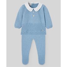 Paz Rodriguez - Take Me Home Set Knit Newborn Sweater + Leggings Koala, Dutch Blue Image 1