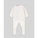 Paz Rodriguez Take Me Home Set Knit Newborn Sweater + Leggings Regalo Oi, Cream Image 1