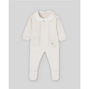 Paz Rodriguez Take Me Home Set Knit Newborn Sweater + Leggins Paz Oi, Light Blue/Cream Image 1