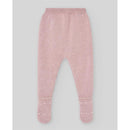 Paz Rodriguez Take Me Home Set Knit Newborn Sweater + Leggins Val, Powder Pink/Light Brown Image 2