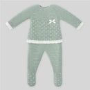 Paz Rodriguez - Take Me Home Set Knit Sweater & Leggins Nidos, Powder Green/Cream Image 1