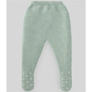 Paz Rodriguez - Take Me Home Set Knit Sweater & Leggins Nidos, Powder Green/Cream Image 2