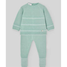 Paz Rodriguez Take Me Home Sweater & Leggin Cauce, White/Chalk Blue Image 1