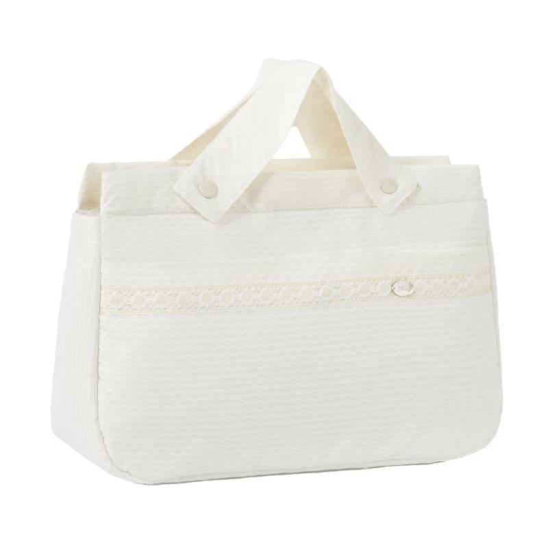 Paz Rodriguez - Woven Bag Adarve, Cream/Cream Image 1